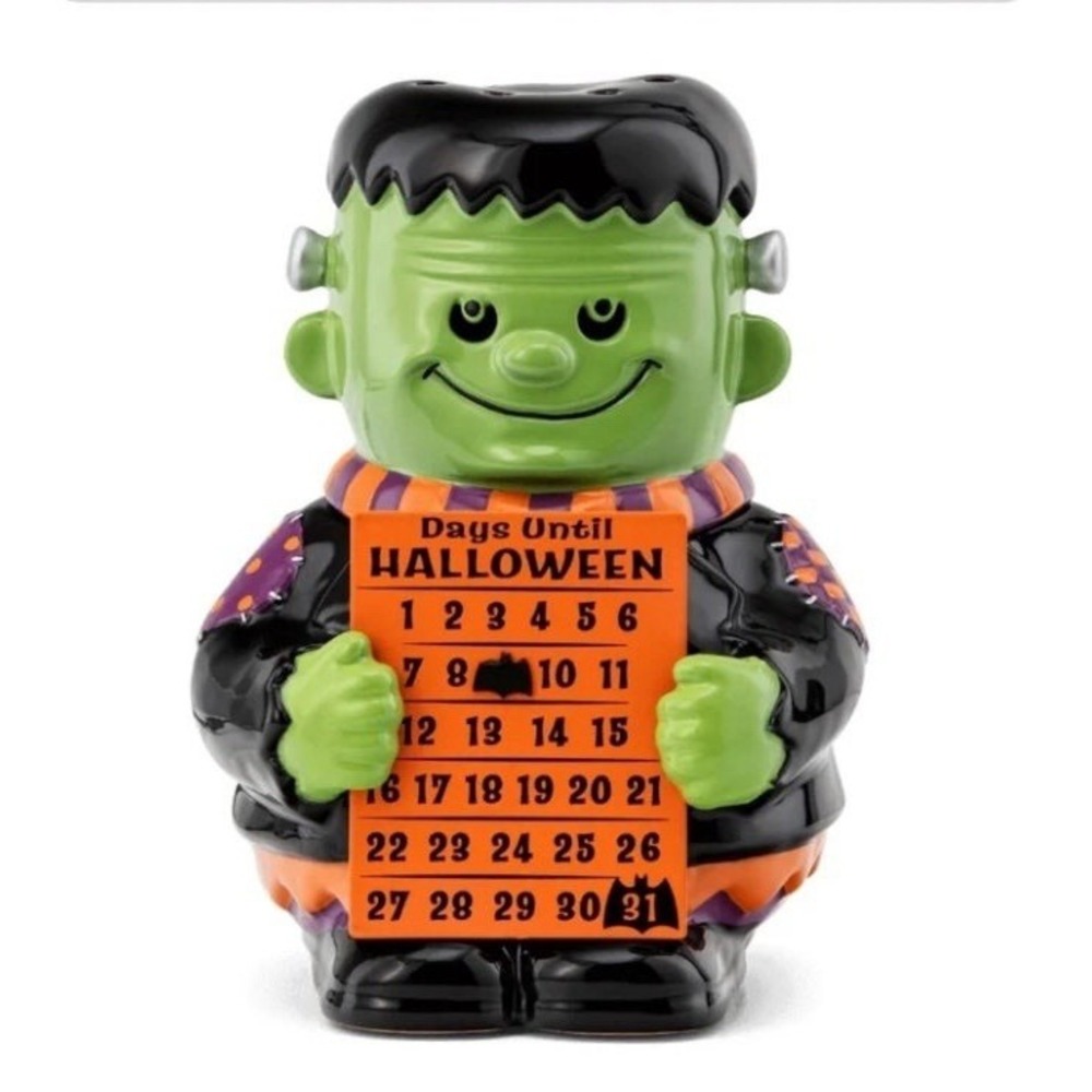 Scentsy COUNTDOWN TO HALLOWEEN Frankenstein Warmer‎ Magnetic Bat For Countdown